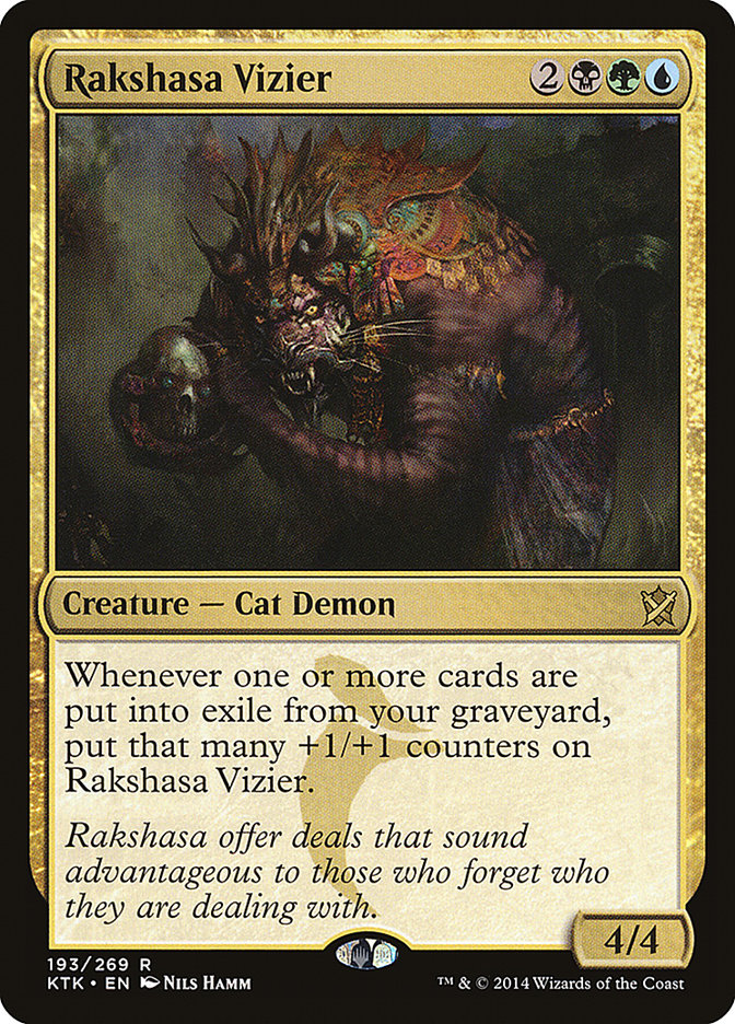 Rakshasa Vizier [Khans of Tarkir] | Webway Games