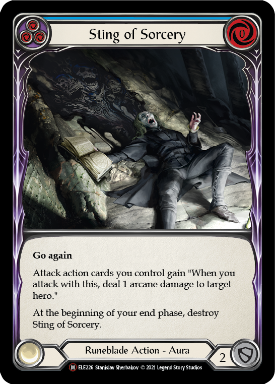 Sting of Sorcery [U-ELE226] Unlimited Rainbow Foil | Webway Games