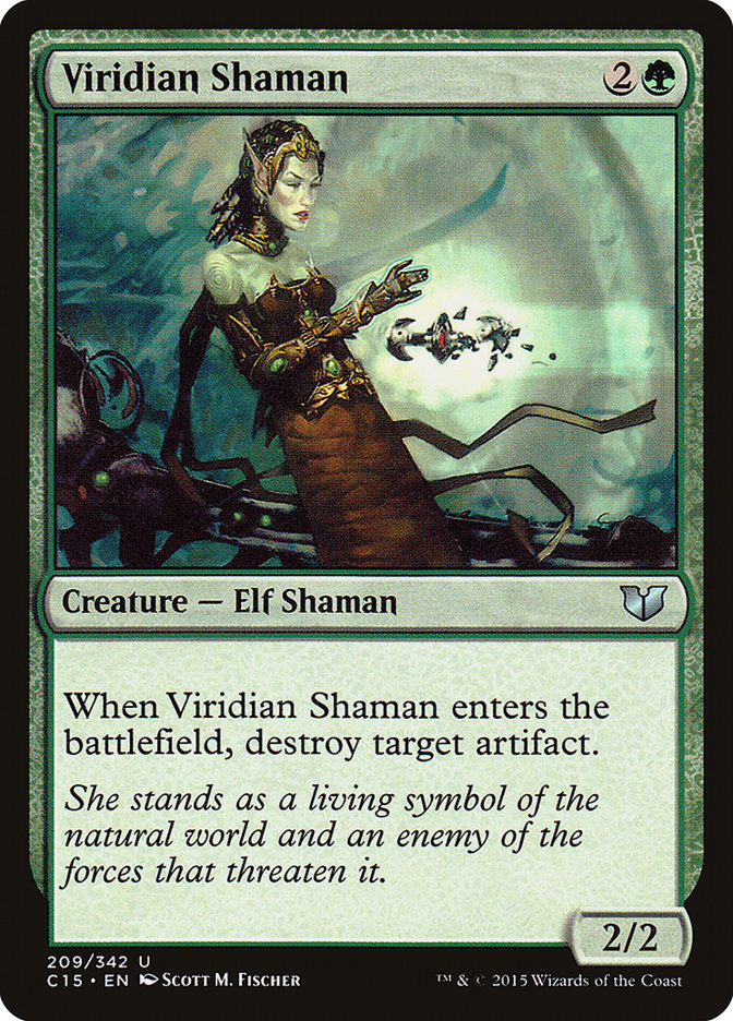 Viridian Shaman [Commander 2015] | Webway Games