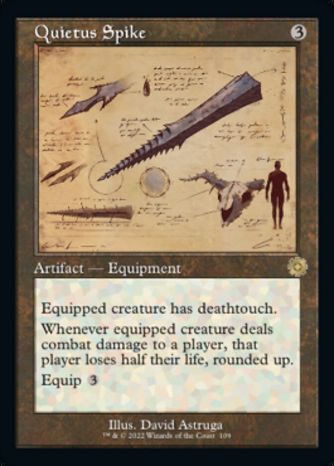 Quietus Spike (Retro Schematic) [The Brothers' War Retro Artifacts] | Webway Games