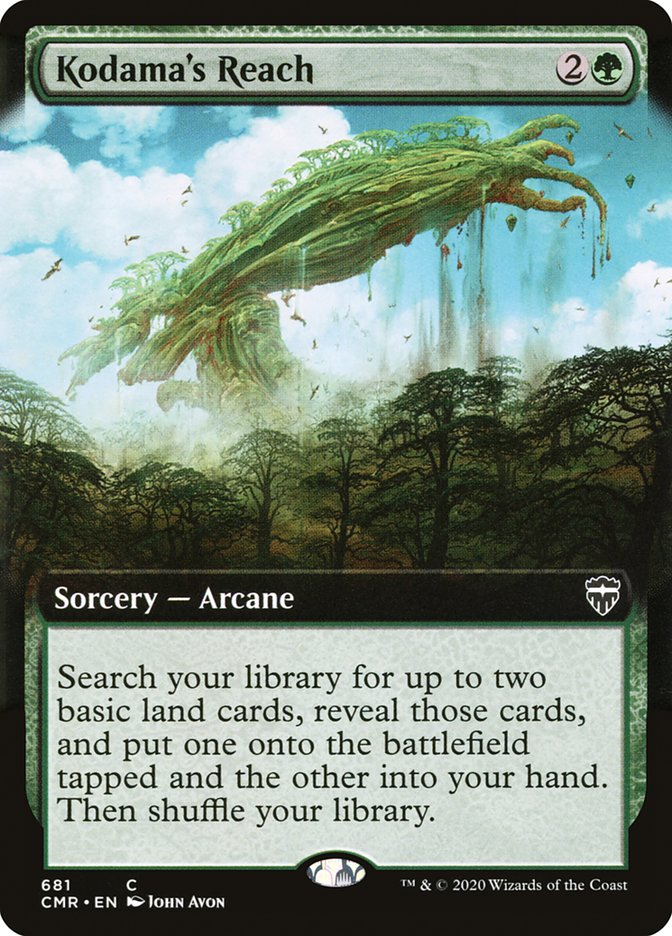 Kodama's Reach (Extended Art) [Commander Legends] | Webway Games