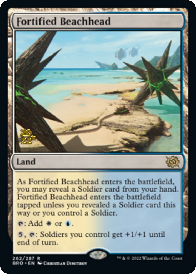 Fortified Beachhead [The Brothers' War: Prerelease Promos] | Webway Games