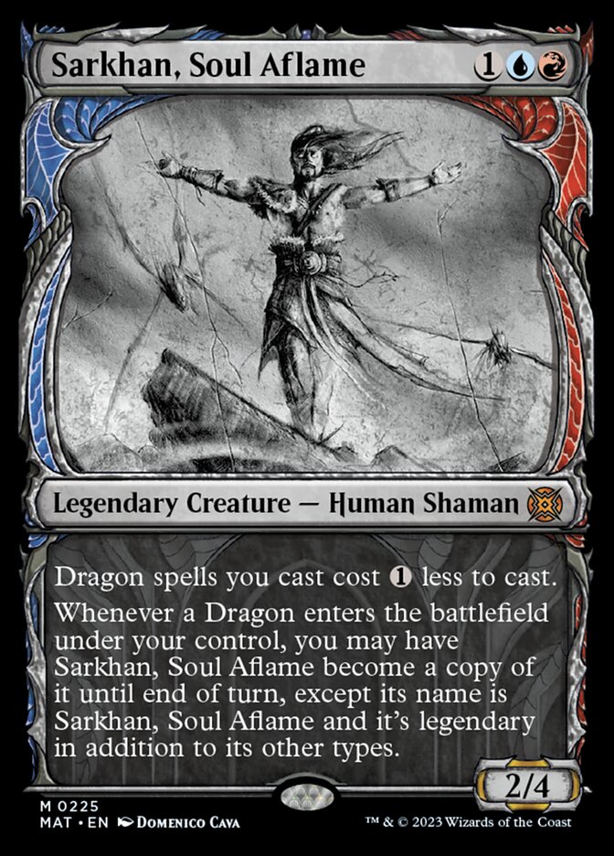 Sarkhan, Soul Aflame (Showcase Halo Foil) [March of the Machine: The Aftermath] | Webway Games