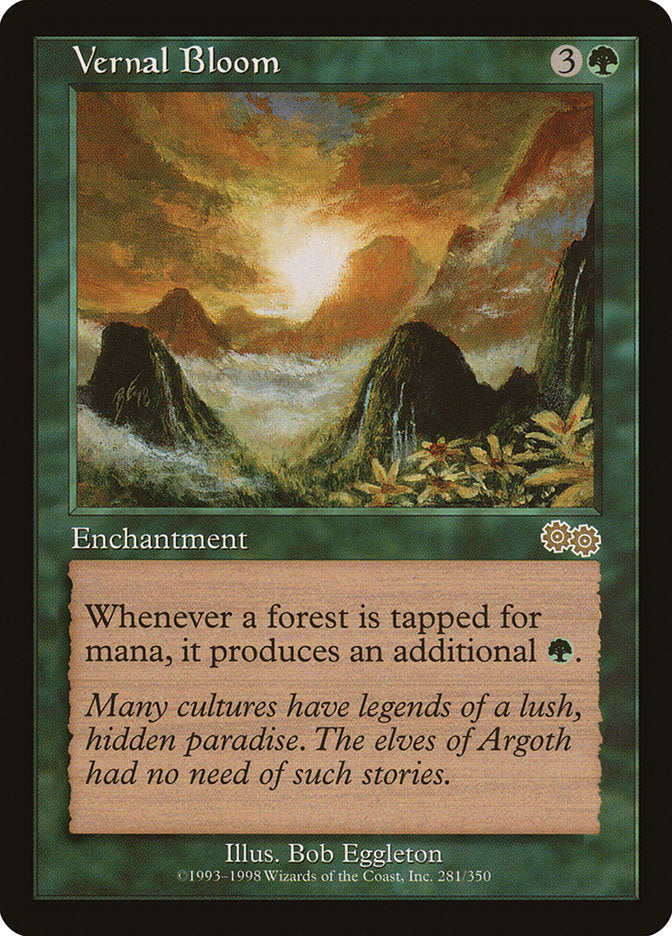 Vernal Bloom [Urza's Saga] | Webway Games