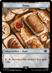 Ballistic Boulder // Food (0022) Double-Sided Token (Surge Foil) [The Lord of the Rings: Tales of Middle-Earth Tokens] | Webway Games