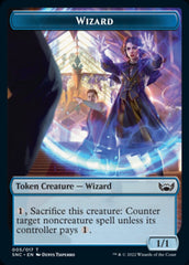 Treasure (017) // Wizard Double-sided Token [Streets of New Capenna Tokens] | Webway Games