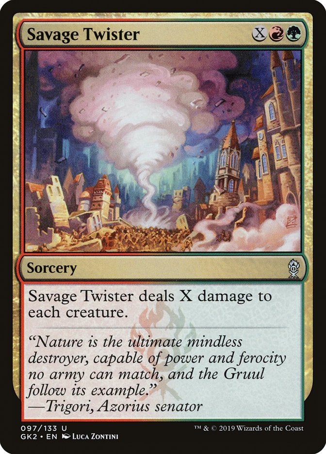 Savage Twister [Ravnica Allegiance Guild Kit] | Webway Games