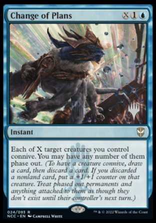 Change of Plans (Promo Pack) [Streets of New Capenna Commander Promos] | Webway Games