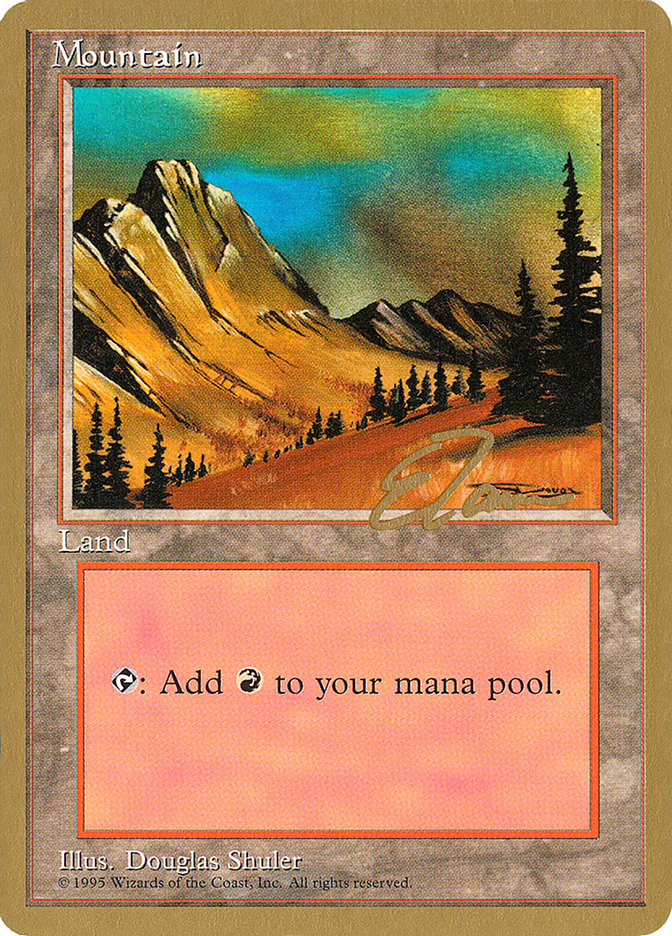 Mountain (et375) (Eric Tam) [Pro Tour Collector Set] | Webway Games