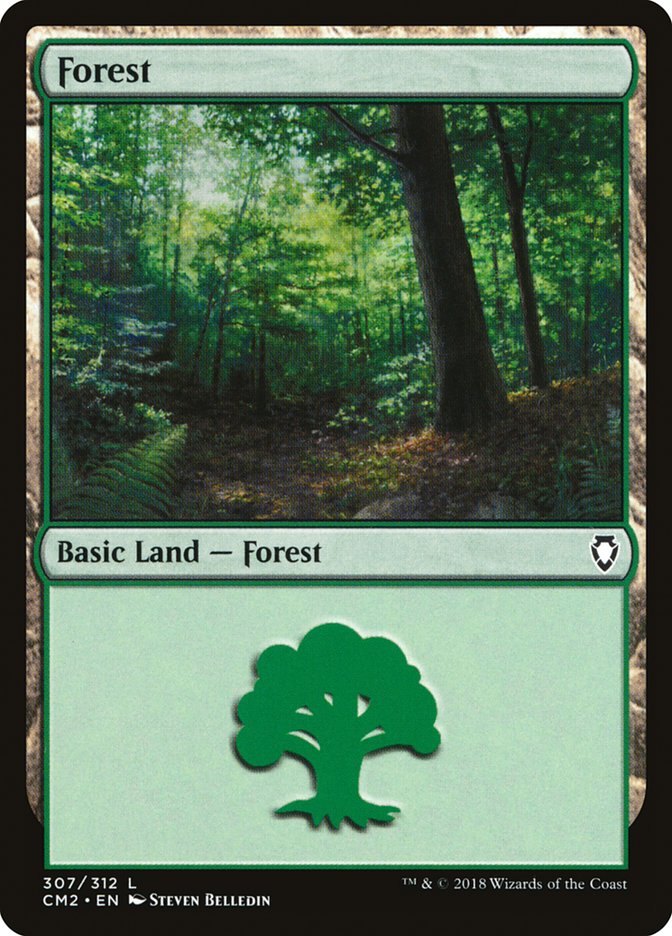 Forest (#307) [Commander Anthology Volume II] | Webway Games