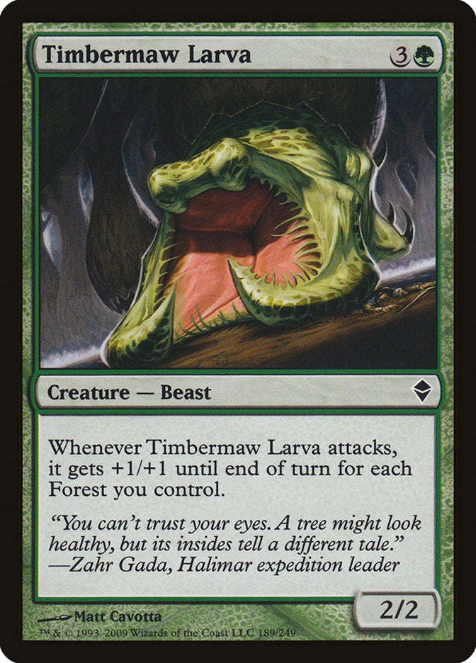 Timbermaw Larva [Zendikar] | Webway Games