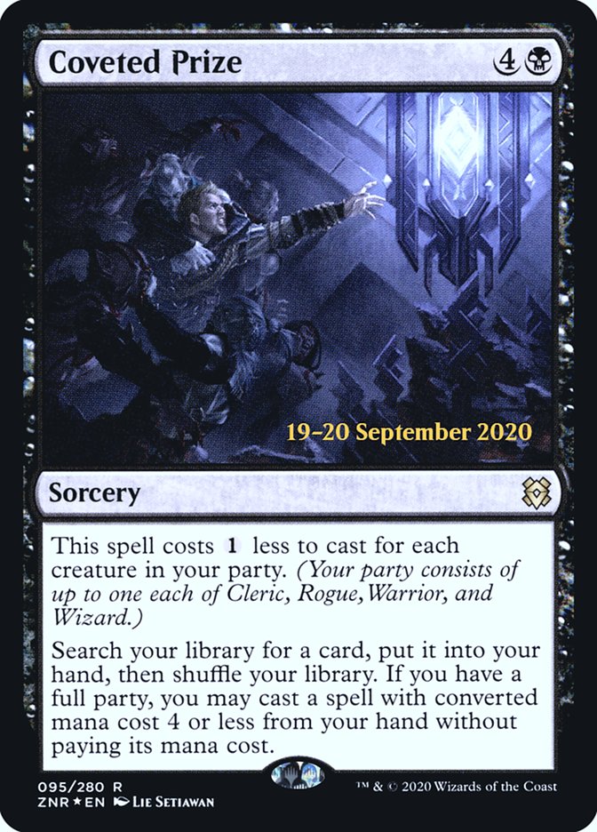 Coveted Prize  [Zendikar Rising Prerelease Promos] | Webway Games
