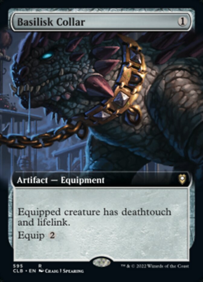Basilisk Collar (Extended Art) [Commander Legends: Battle for Baldur's Gate] | Webway Games