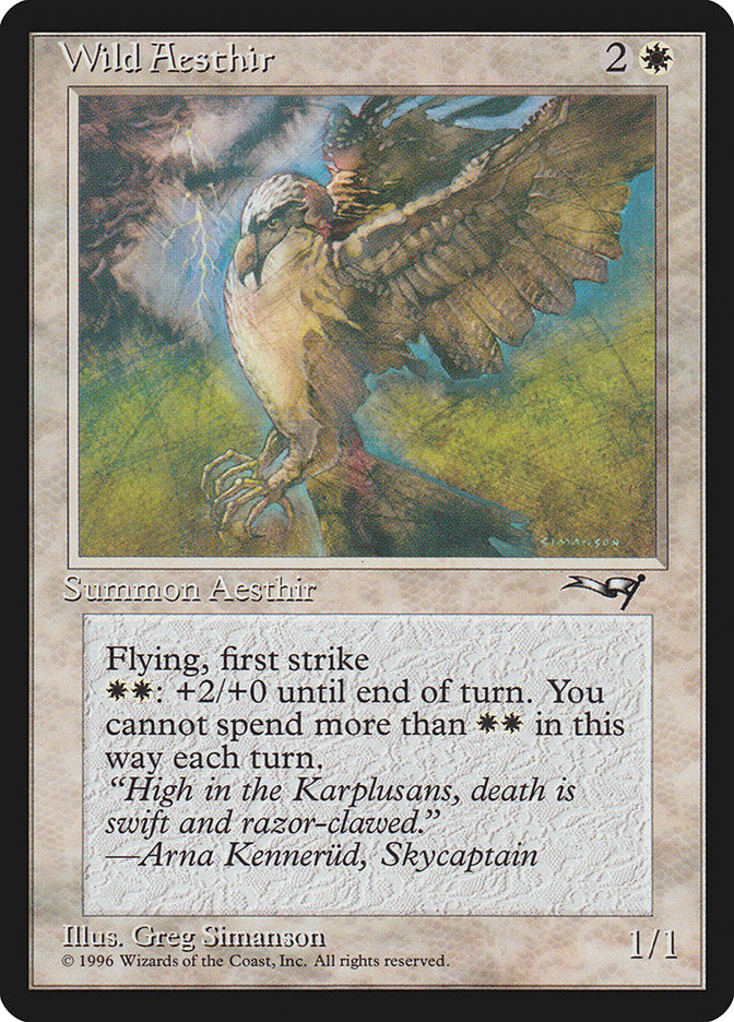 Wild Aesthir (Lightning Background) [Alliances] | Webway Games