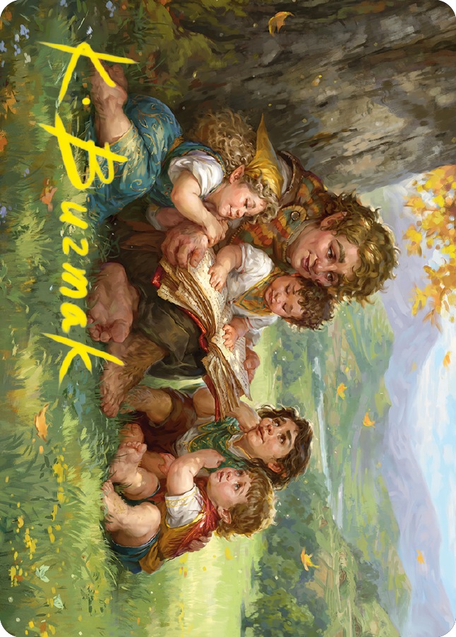 Samwise Gamgee Art Card (19/81) (Gold-Stamped Signature) [The Lord of the Rings: Tales of Middle-earth Art Series] | Webway Games