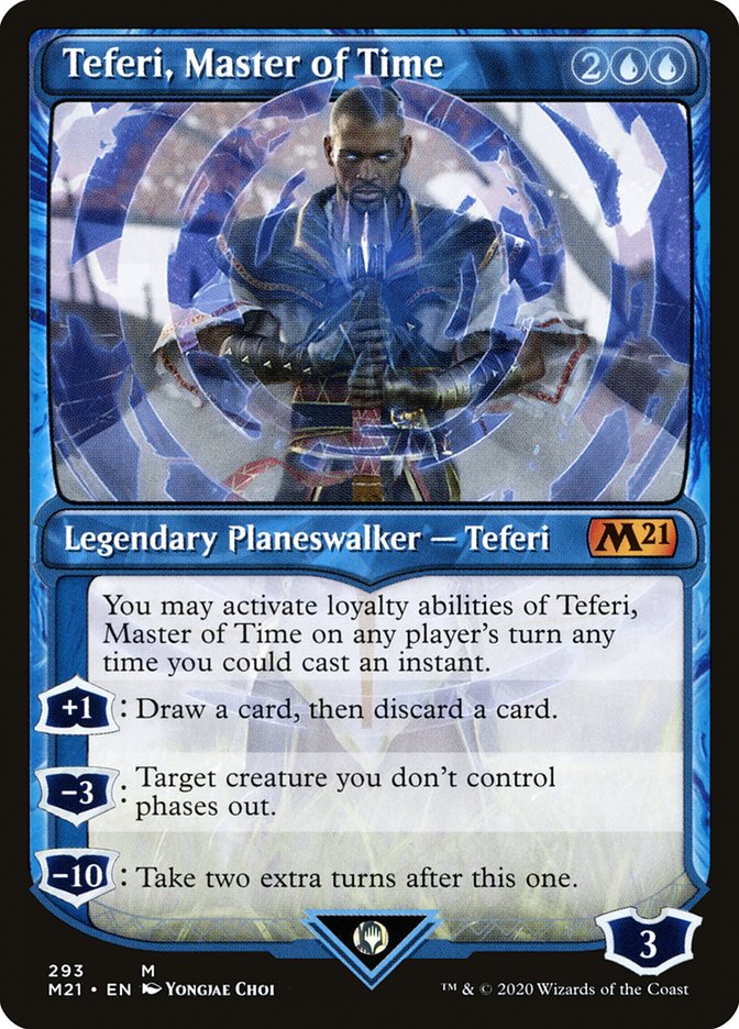 Teferi, Master of Time (Showcase) (293) [Core Set 2021] | Webway Games