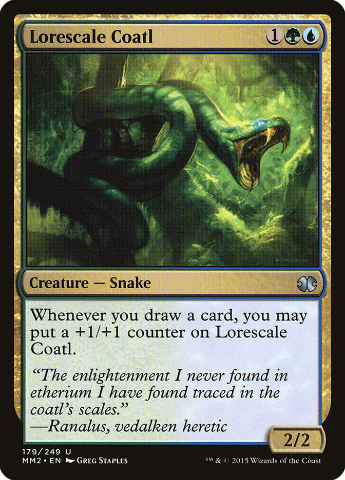 Lorescale Coatl [Modern Masters 2015] | Webway Games