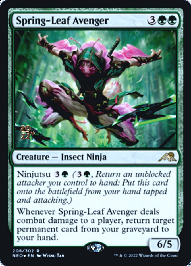 Spring-Leaf Avenger [Kamigawa: Neon Dynasty Prerelease Promos] | Webway Games