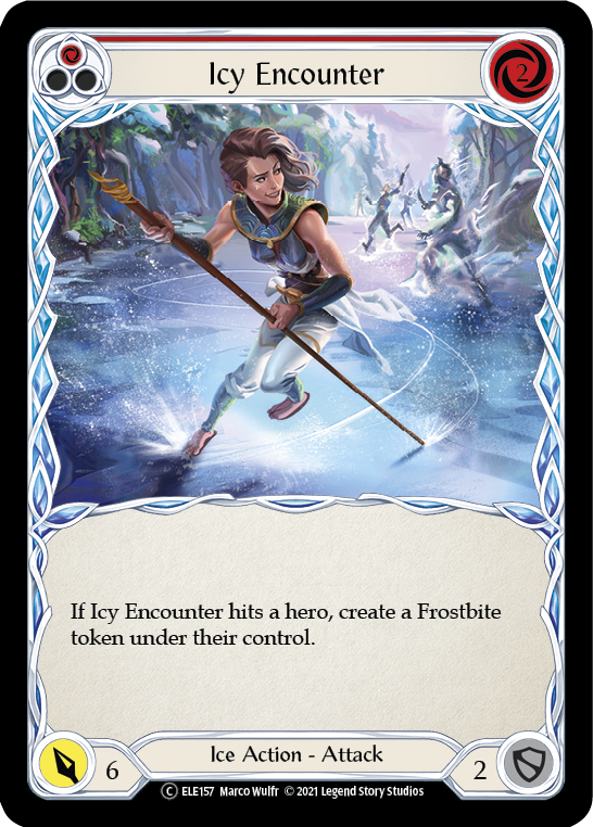 Icy Encounter (Red) [U-ELE157] Unlimited Normal | Webway Games