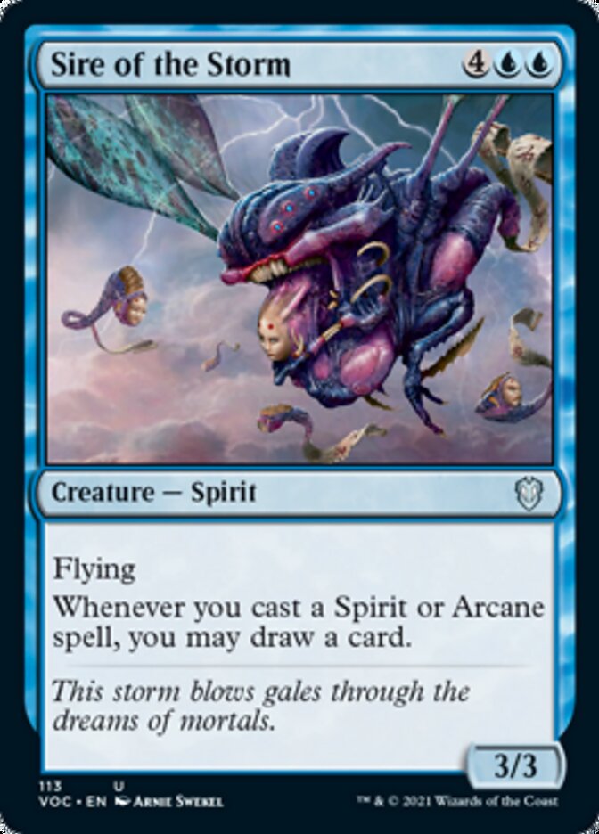 Sire of the Storm [Innistrad: Crimson Vow Commander] | Webway Games