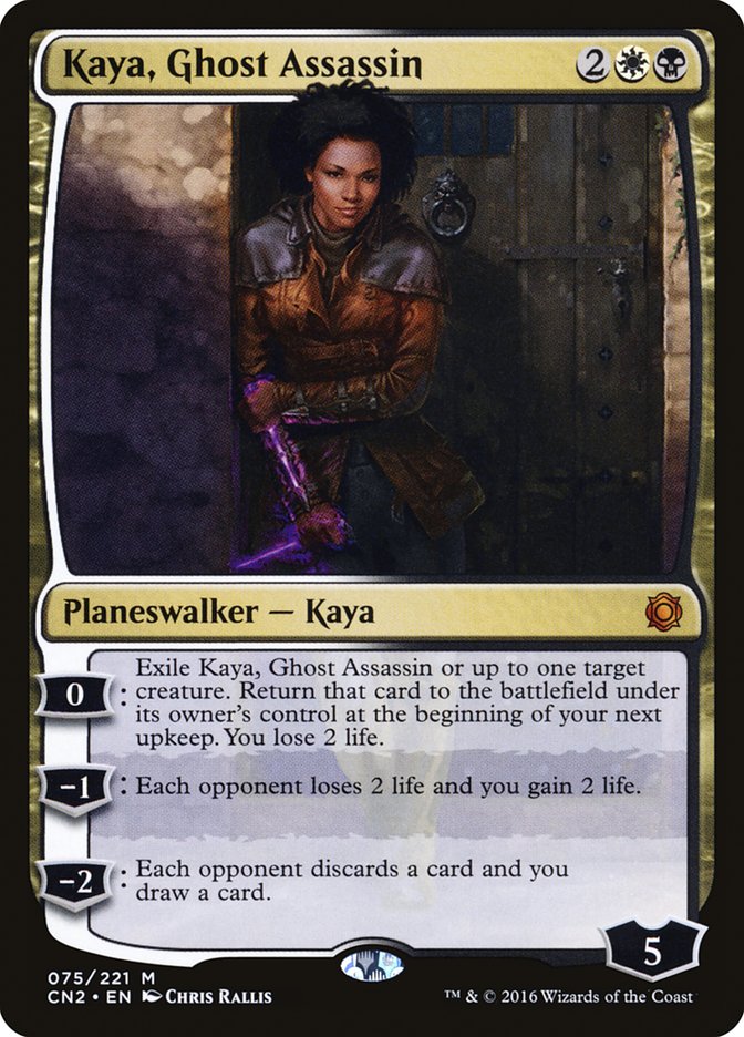Kaya, Ghost Assassin (075/221) [Conspiracy: Take the Crown] | Webway Games