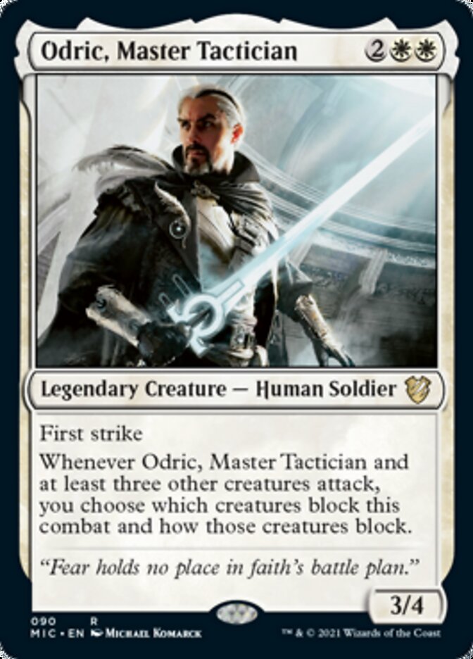Odric, Master Tactician [Innistrad: Midnight Hunt Commander] | Webway Games