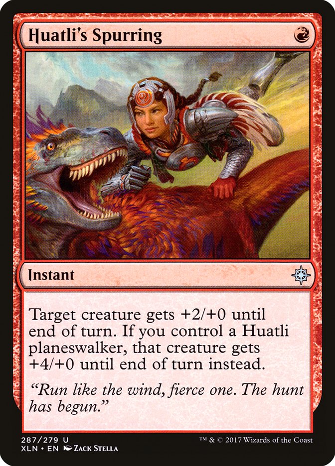 Huatli's Spurring [Ixalan] | Webway Games
