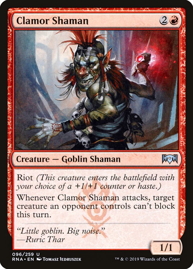 Clamor Shaman [Ravnica Allegiance] | Webway Games