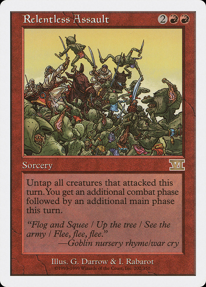 Relentless Assault [Classic Sixth Edition] | Webway Games