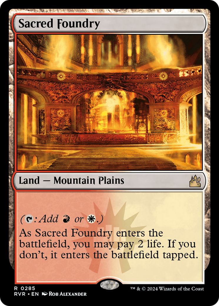 Sacred Foundry [Ravnica Remastered] | Webway Games
