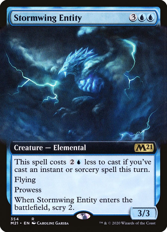 Stormwing Entity (Extended Art) [Core Set 2021] | Webway Games
