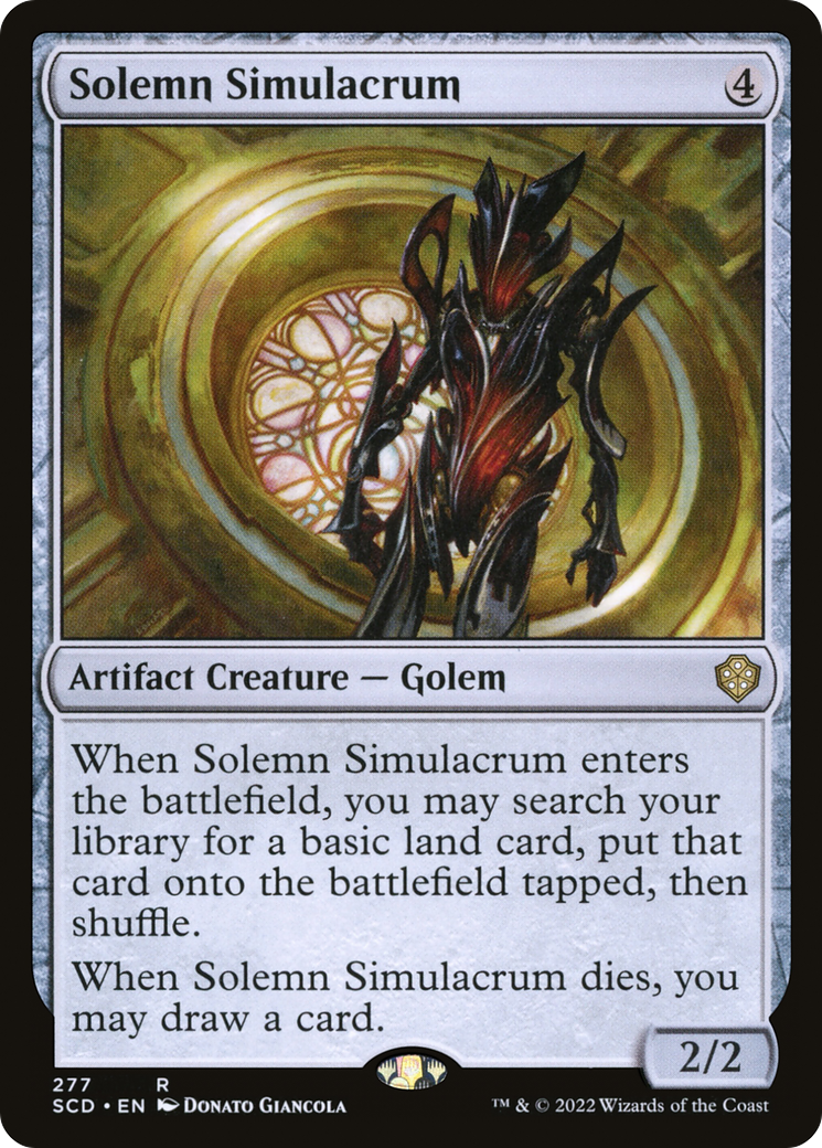 Solemn Simulacrum [Starter Commander Decks] | Webway Games