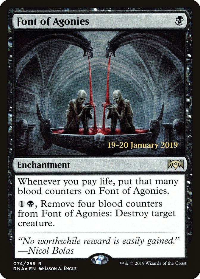 Font of Agonies [Ravnica Allegiance Prerelease Promos] | Webway Games