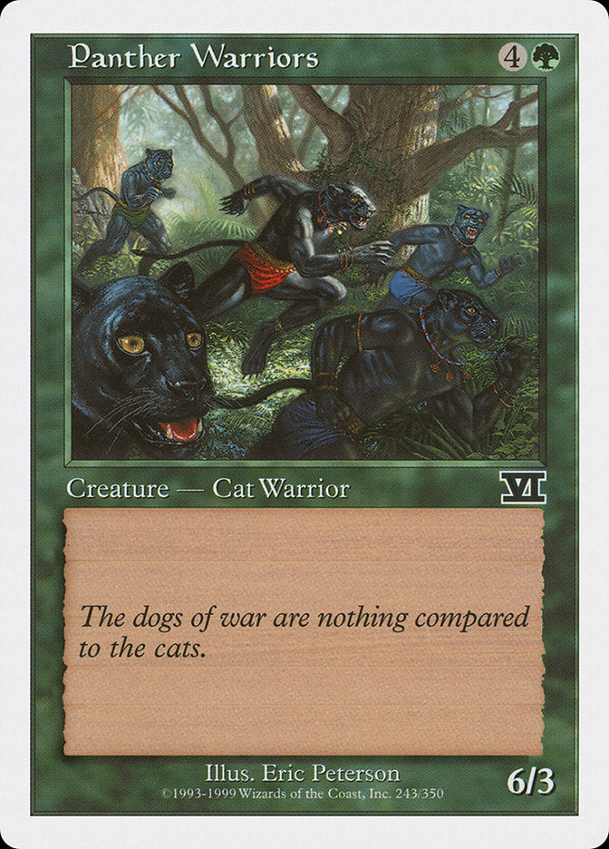Panther Warriors [Classic Sixth Edition] | Webway Games