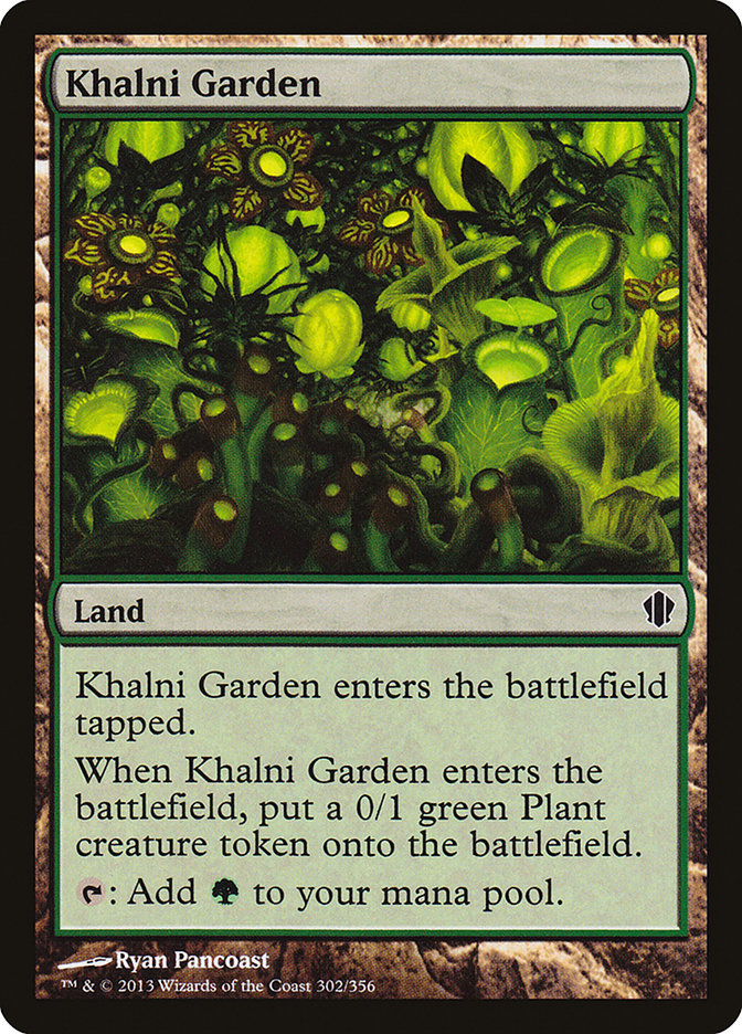 Khalni Garden [Commander 2013] | Webway Games