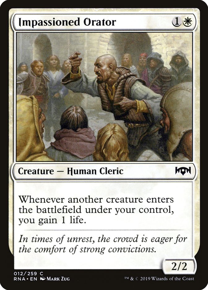 Impassioned Orator [Ravnica Allegiance] | Webway Games