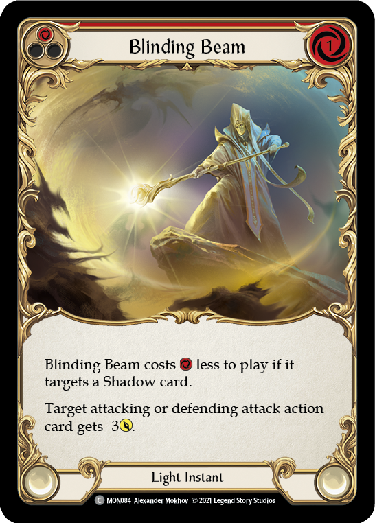 Blinding Beam (Red) [MON084] 1st Edition Normal | Webway Games