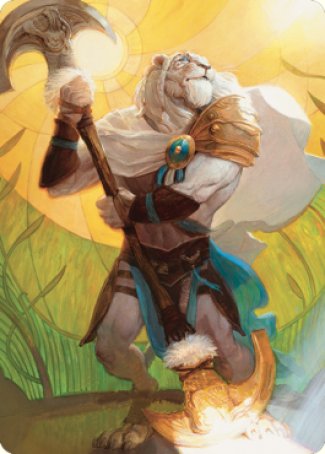 Ajani, Sleeper Agent Art Card [Dominaria United Art Series] | Webway Games