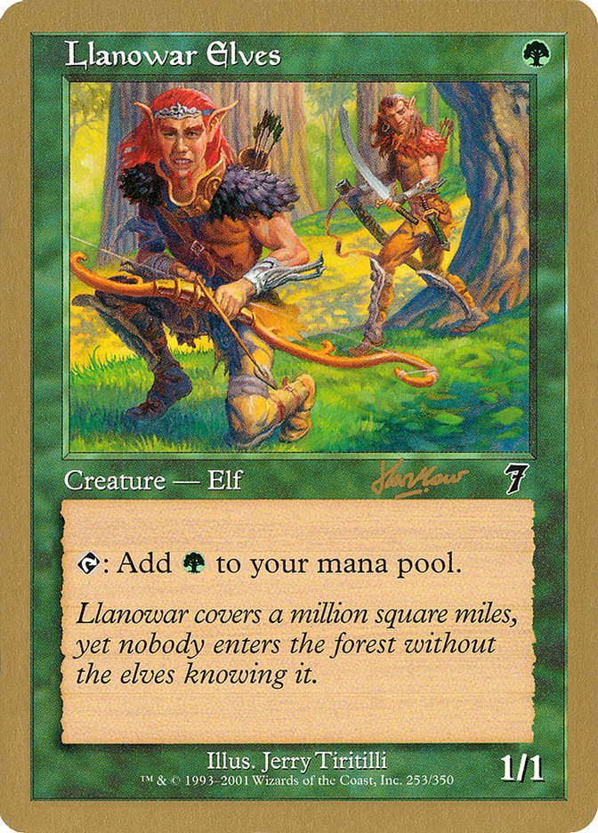 Llanowar Elves (Sim Han How) [World Championship Decks 2002] | Webway Games
