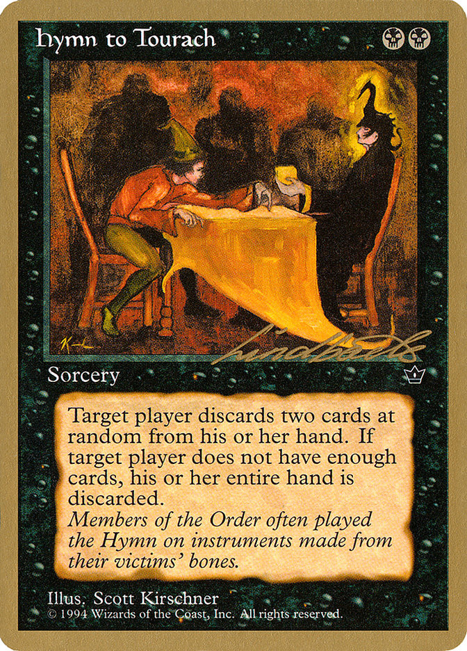 Hymn to Tourach (Table) (Leon Lindback) [Pro Tour Collector Set] | Webway Games