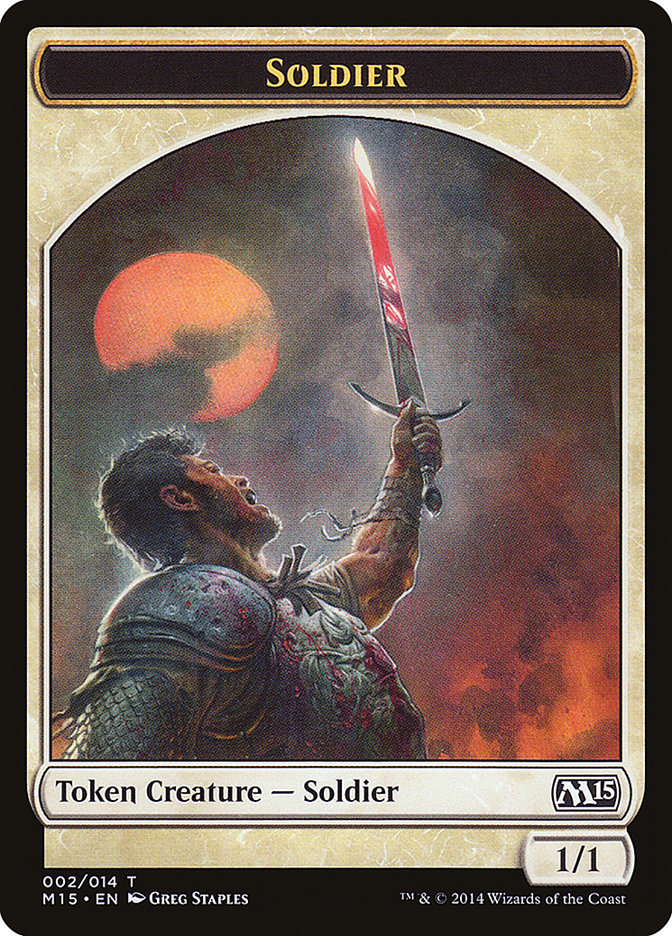 Soldier [Magic 2015 Tokens] | Webway Games