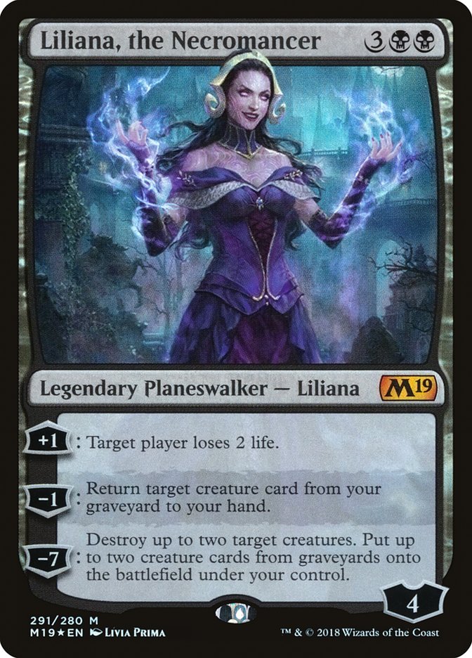 Liliana, the Necromancer [Core Set 2019] | Webway Games