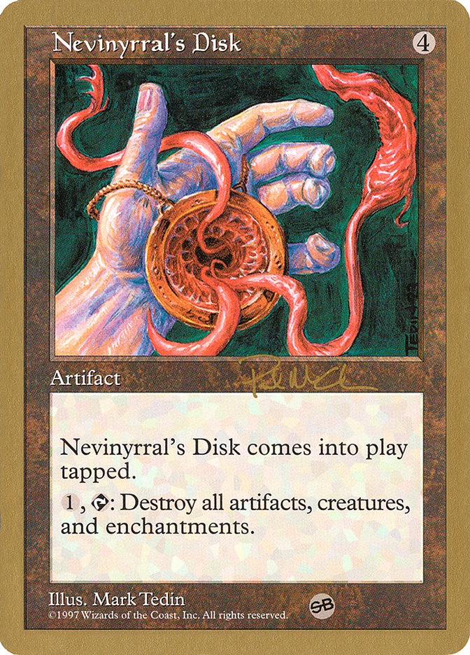 Nevinyrral's Disk (Paul McCabe) (SB) [World Championship Decks 1997] | Webway Games