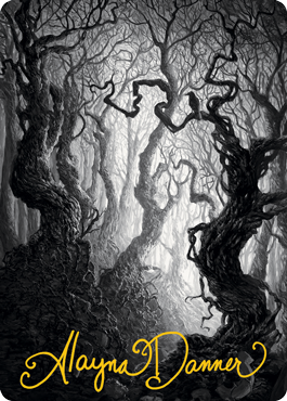 Forest 2 Art Card (Gold-Stamped Signature) [Innistrad: Midnight Hunt Art Series] | Webway Games