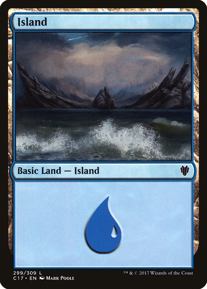 Island (#299) [Commander 2017] | Webway Games