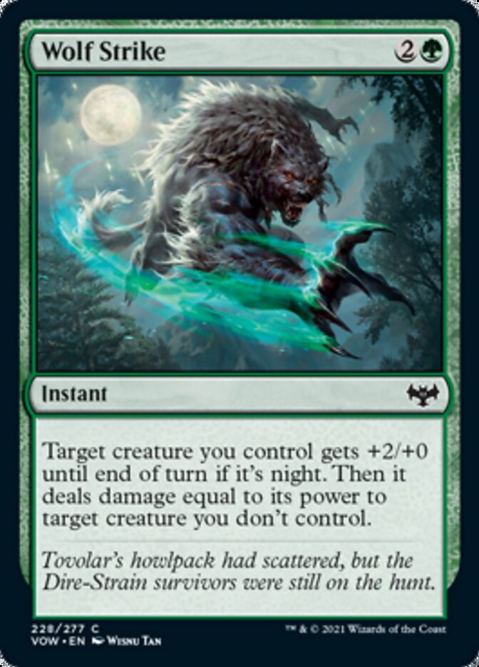 Wolf Strike [Innistrad: Crimson Vow] | Webway Games