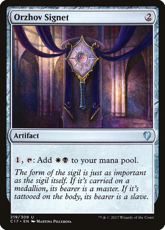 Orzhov Signet [Commander 2017] | Webway Games