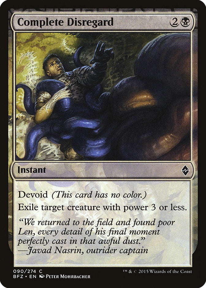 Complete Disregard [Battle for Zendikar] | Webway Games