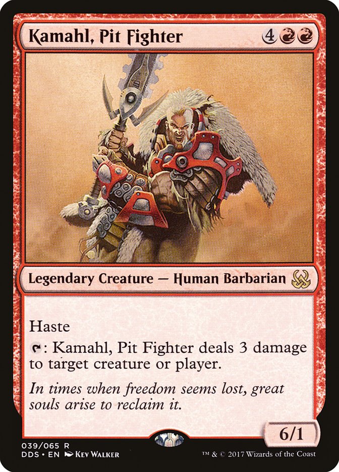 Kamahl, Pit Fighter [Duel Decks: Mind vs. Might] | Webway Games