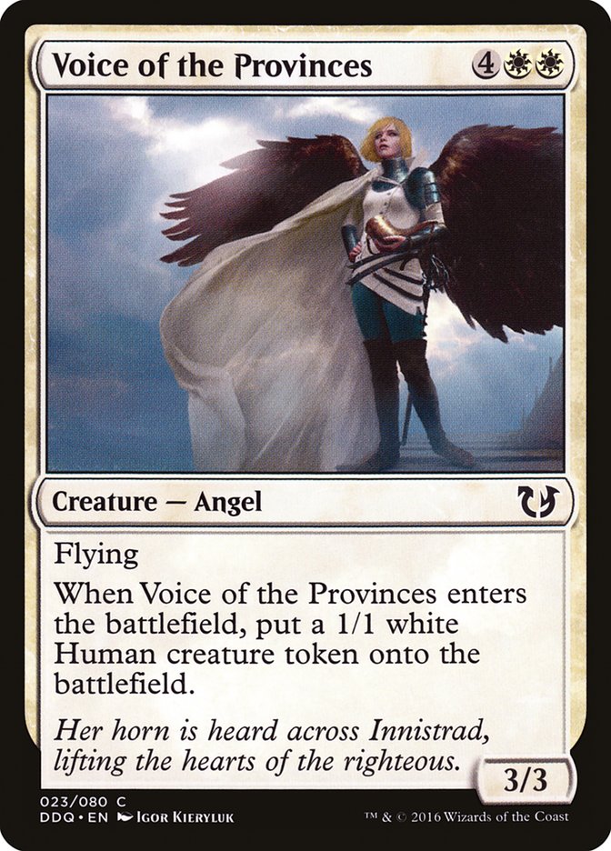 Voice of the Provinces [Duel Decks: Blessed vs. Cursed] | Webway Games